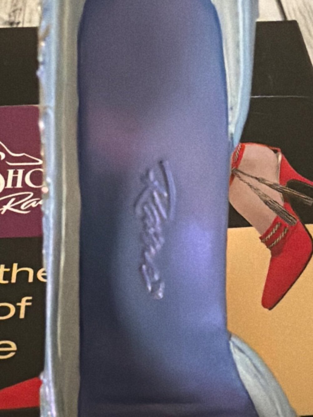 2005 Just the Right Shoe by Raine "Shimmer" Mini Shoe Figurine #25558 NEW w/Box - Picture 8 of 13